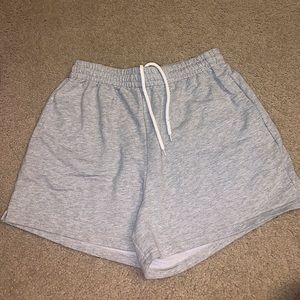 Amazon comfey grey sweatshorts, size medium